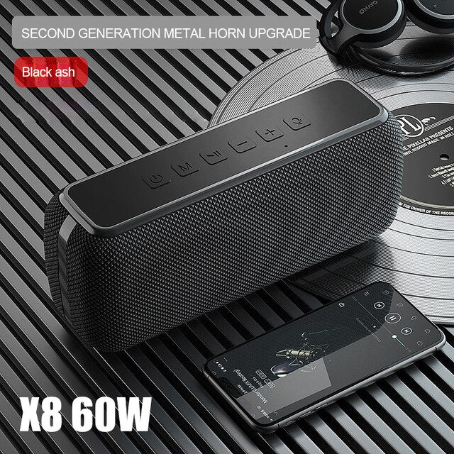 60W Bluetooth Speaker Draagbare Kolom Waterdichte Grandado