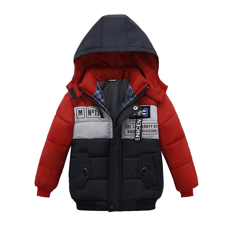 Winter Kinderen Jas Voor Jongens Sneeuw Hooded Rit Grandado