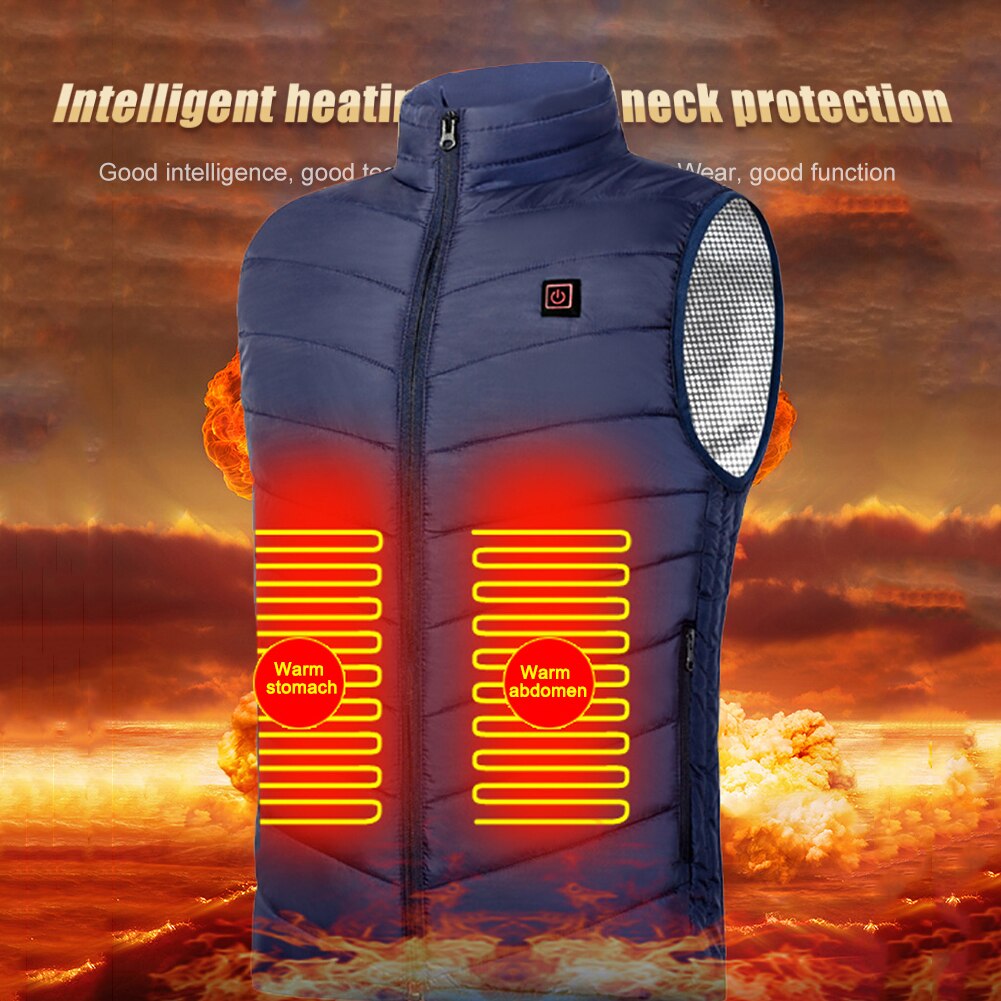 Chaqueta Calefactable Para Hombre Abrigo T Rmico De Invierno