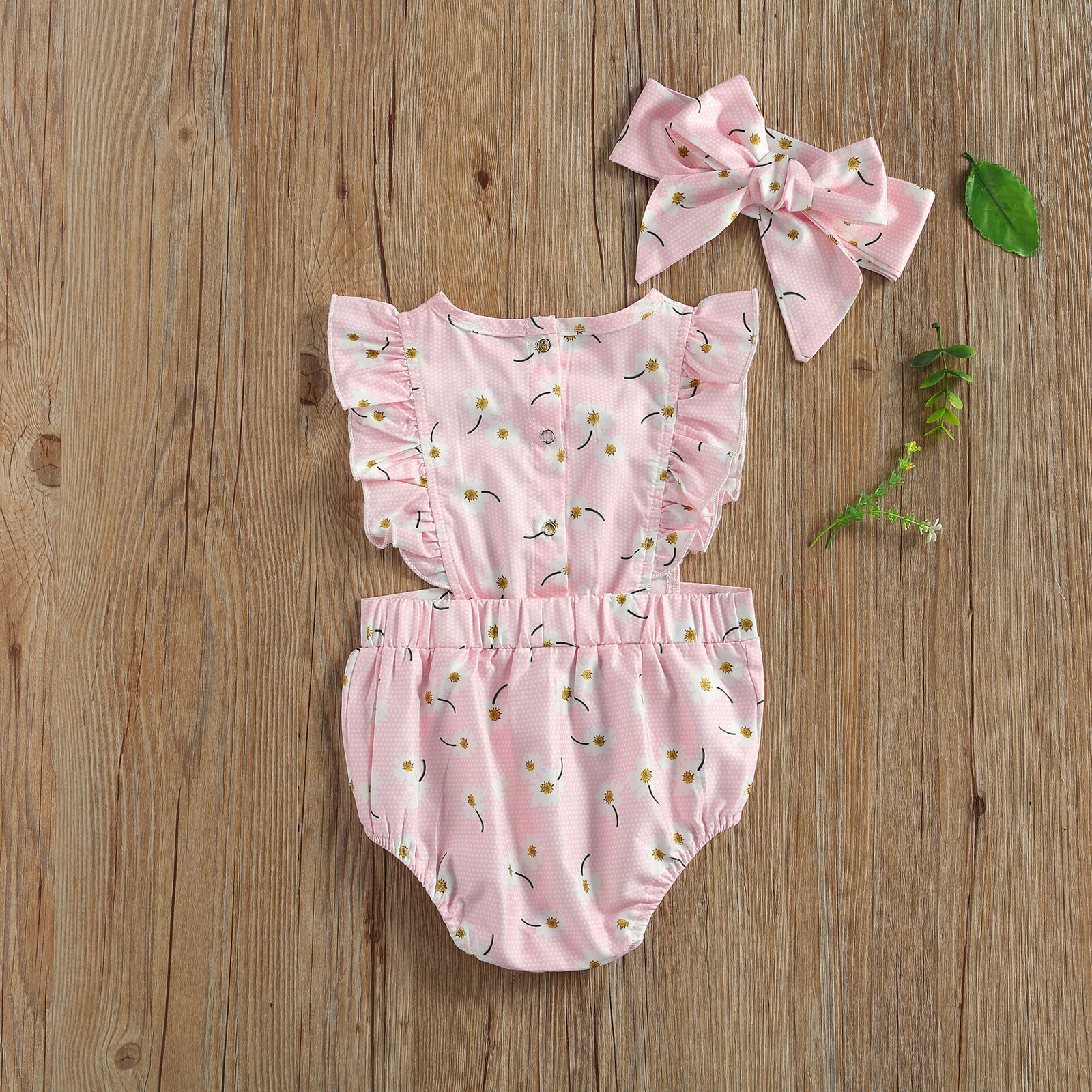 Focusnorm Zomer Mooie Baby Meisjes Bodysuits Zonne Grandado