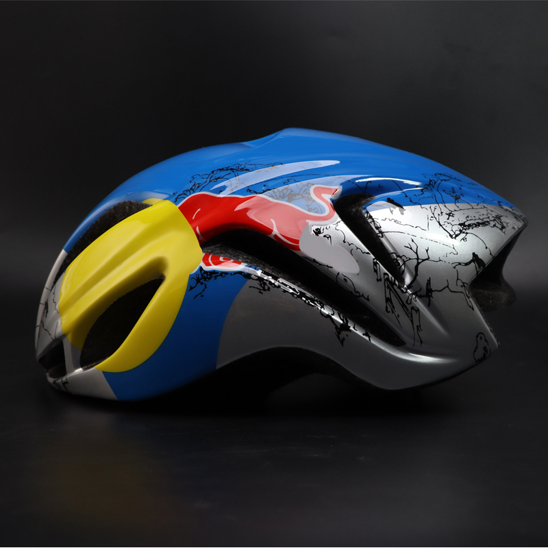 Casco Aerodin Mico Rojo Para Bicicleta De Monta A Grandado