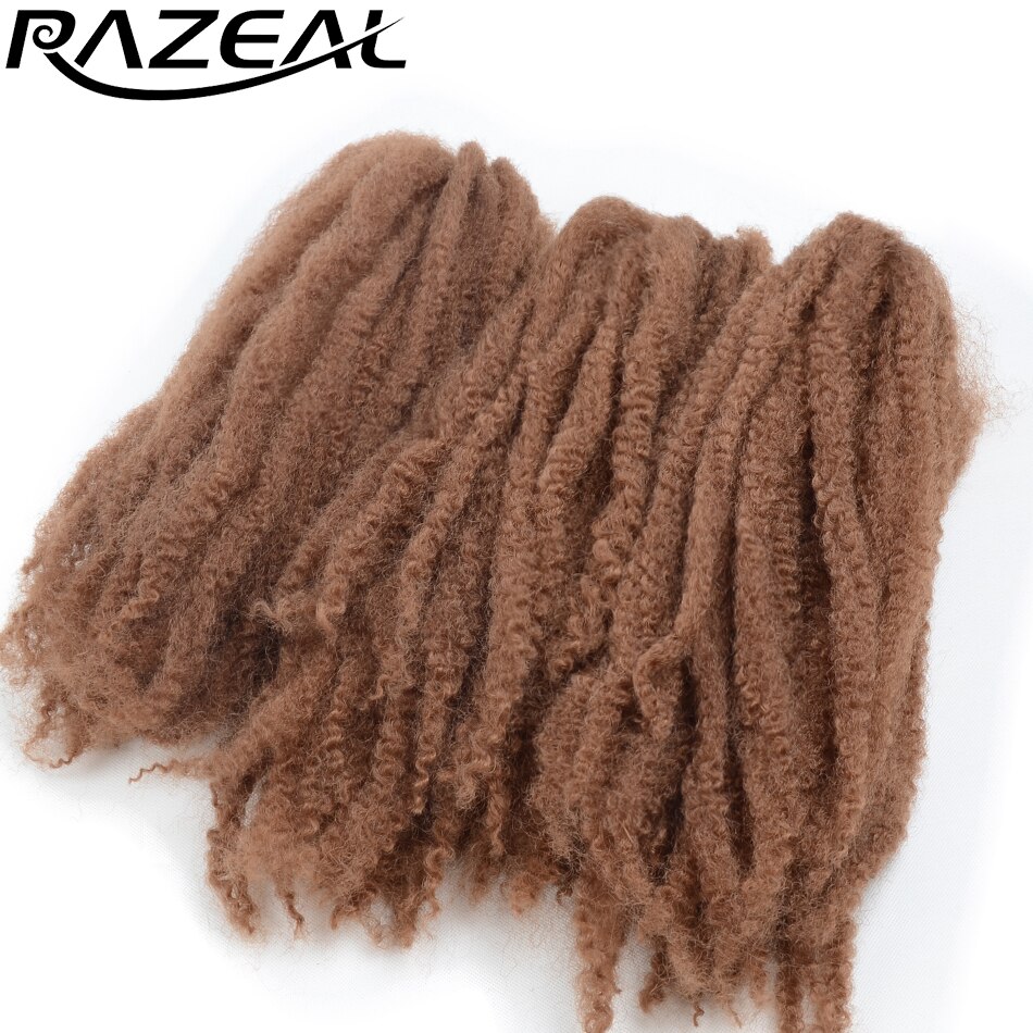 Razeal 4Packs 100g Synthetic Marley Braids Crochet Grandado