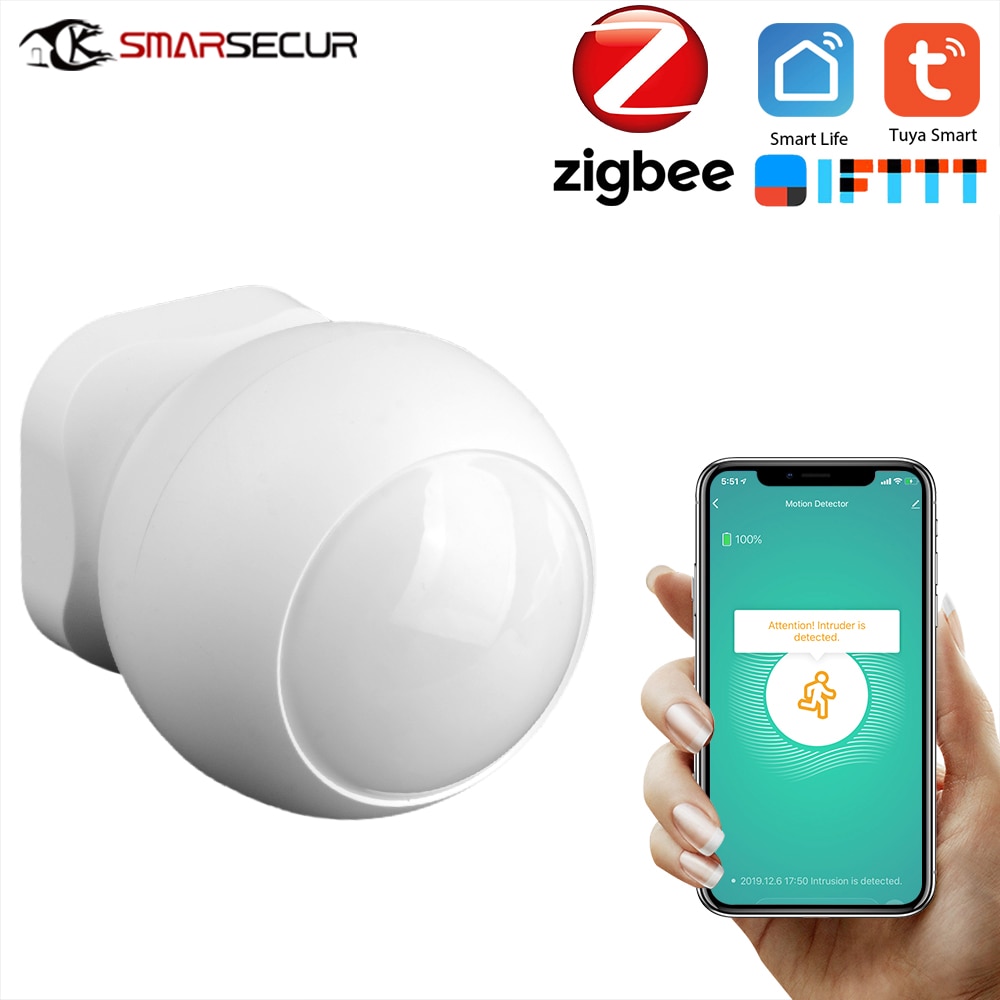 Capteur De Mouvement PIR Tuya Smart Life Zigbee A Grandado