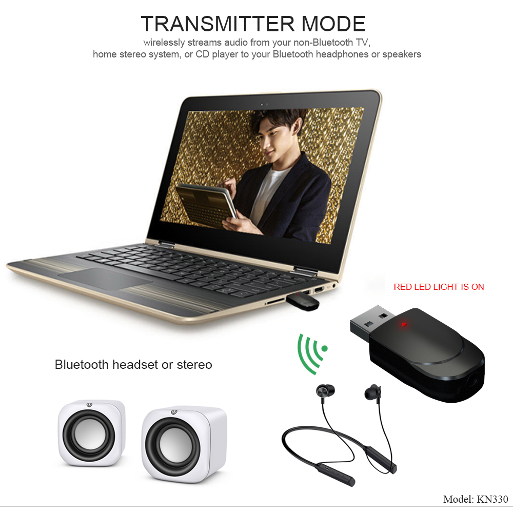 Kebidu Bluetooth Zender Ontvanger 2 In 1 Draadloze Grandado