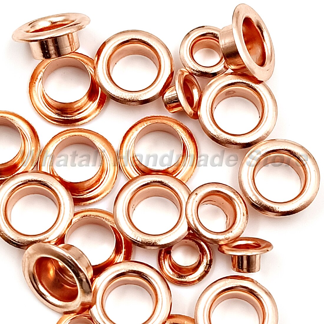 Pcs Rose Gold Kleur Gat Metalen Oogjes Grommets Grandado