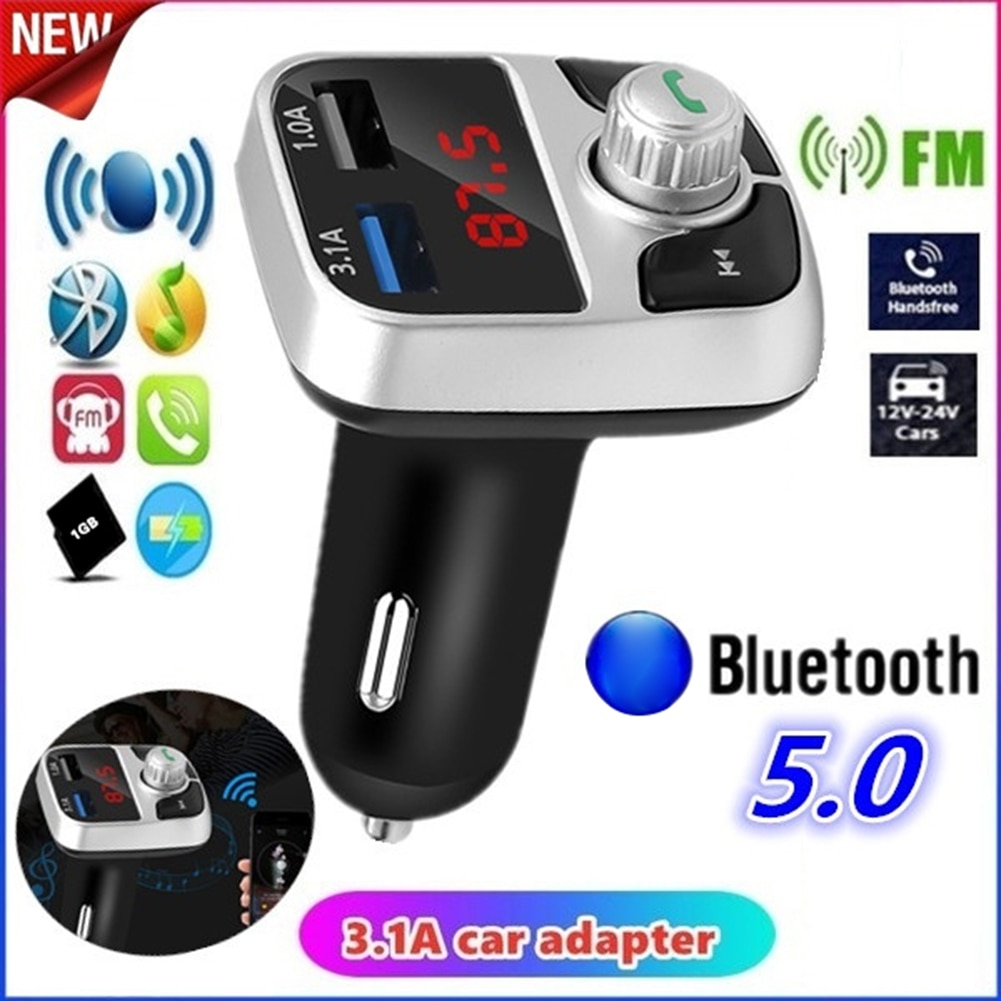 Auto Bluetooth Absender LED Anzeige Drahtlose Frei Grandado