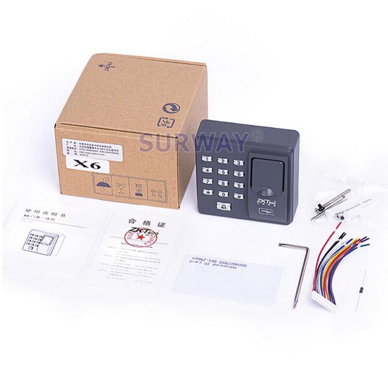 Terminal Biometric Fingerprint Access Control RFID 125KHz Card Keypad