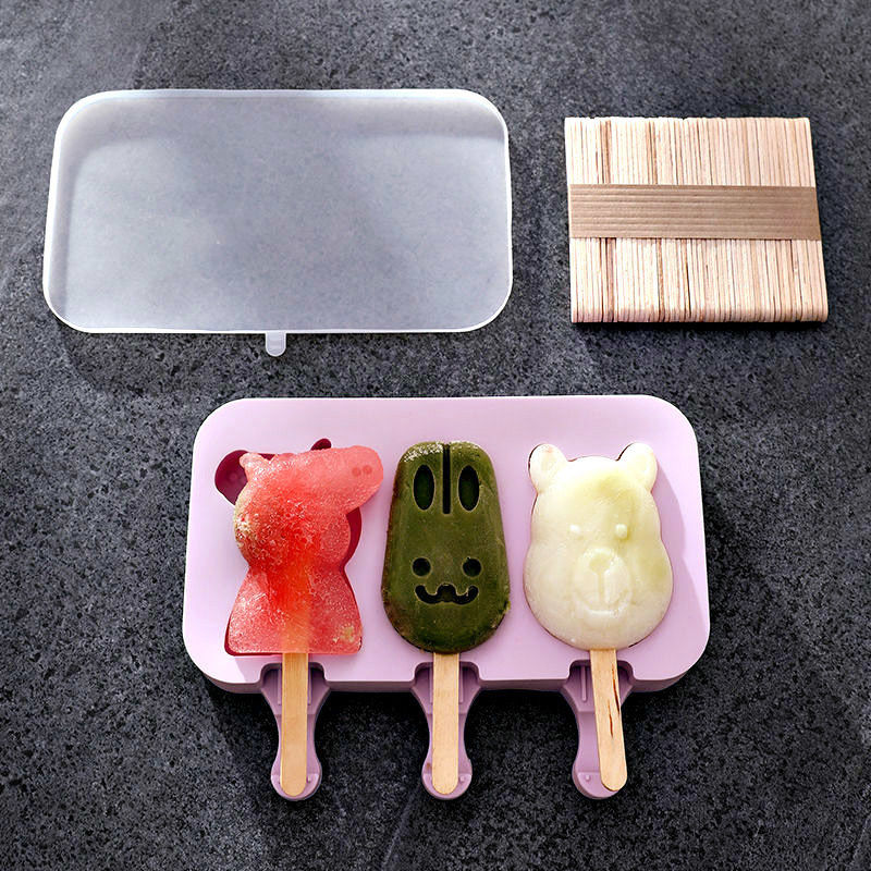 Siliconen Mini Ijs Bar Mold Set Klassieke Popsicle Grandado