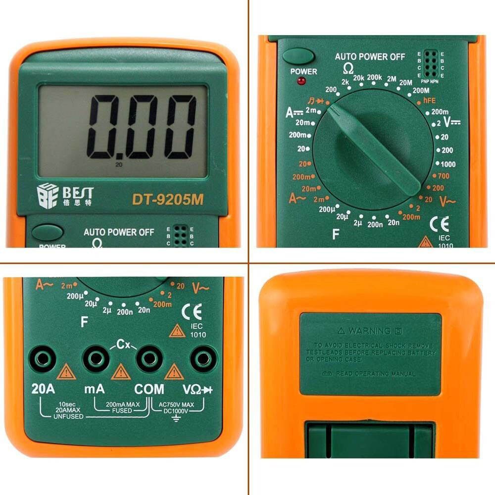 Professionele LCD Digitale Multimeter Digitale Tester BESTE DT9205M