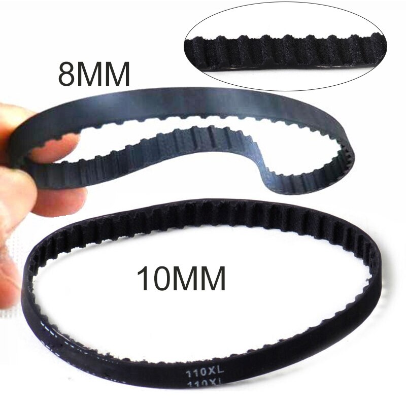 Black XL Timing Belt 110XL031 55 Teeths Rubber For Sander Black Decker