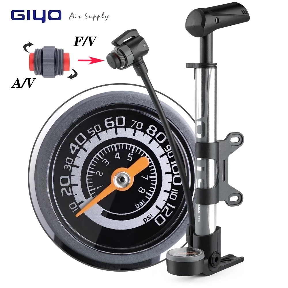 Giyo Psi Mini Stand Fahrrad Pumpe Tragbare Grandado