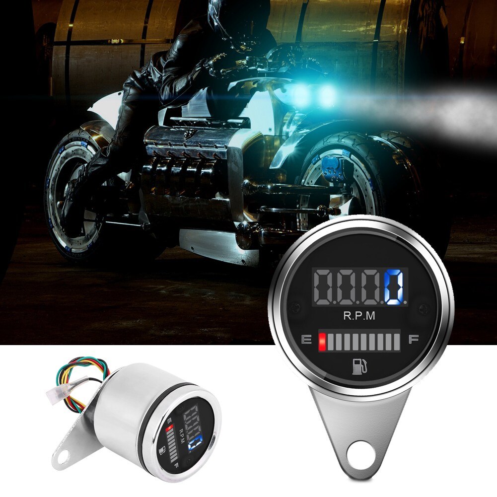 Universele 12 V 2 In 1 Motorfiets Digitale LED Sne Grandado