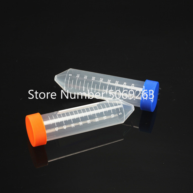 20pcs Pack 50mL Laboratory Plastic Centrifuge Tube Vicedeal