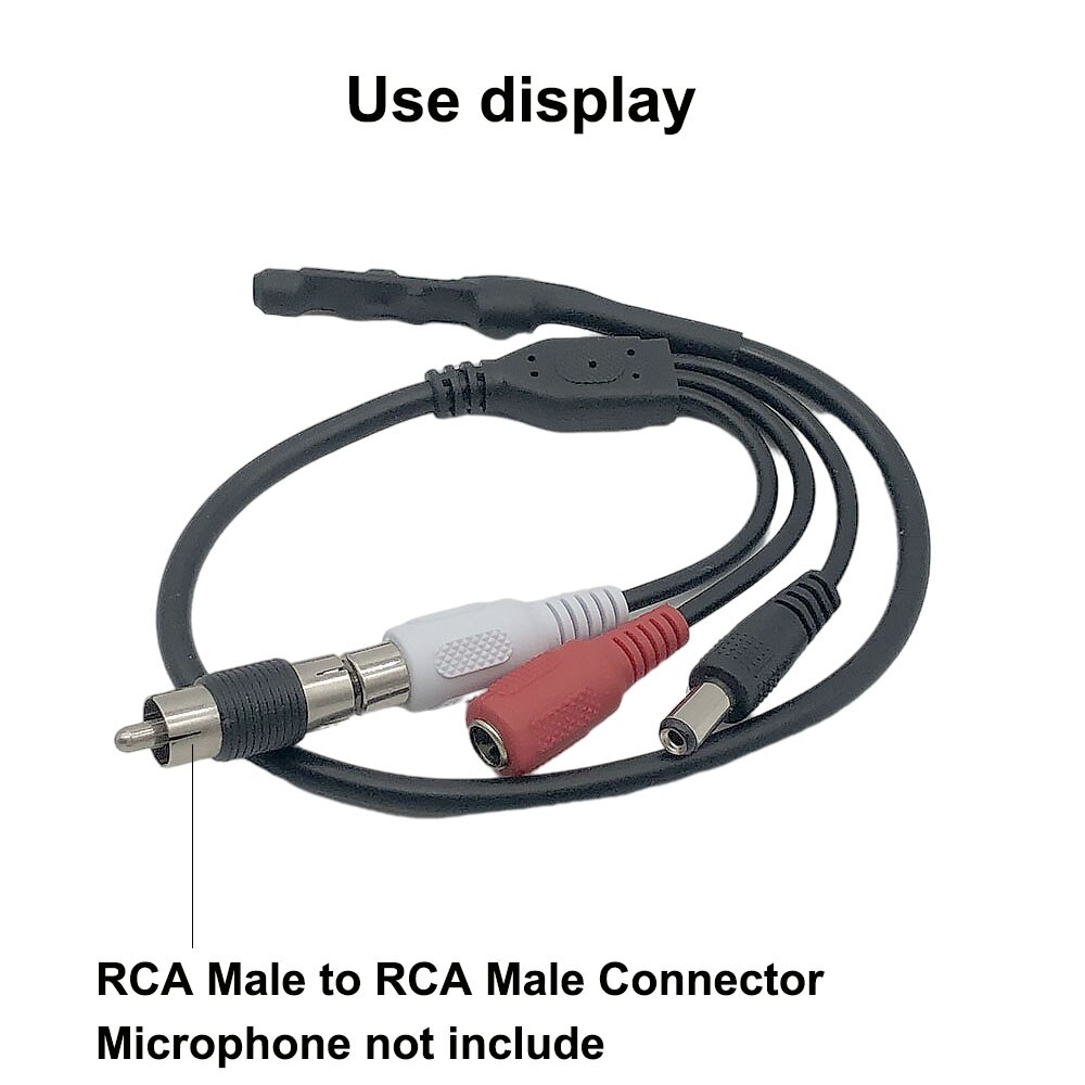 Adaptador De Conector RCA Macho A Macho Acoplador Para Altavoz