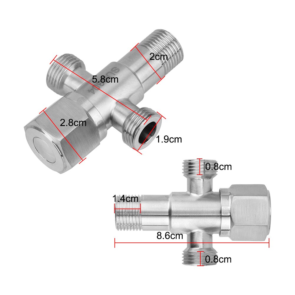 Rvs Bidet Kranen Handspuit Douchekop Handheld Bide Grandado