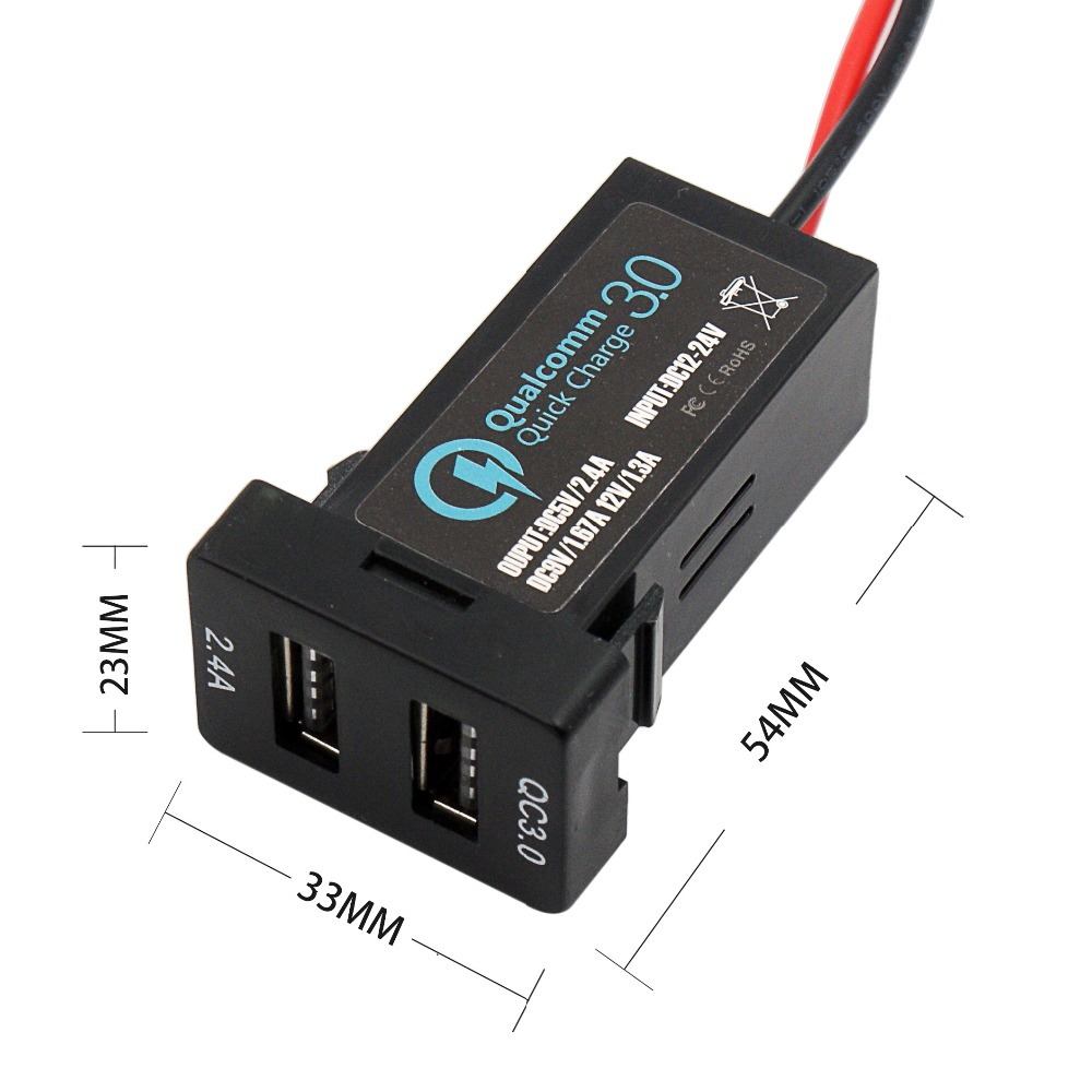 Quik Recharge Qc Usb V A Doble Interfaz C Grandado