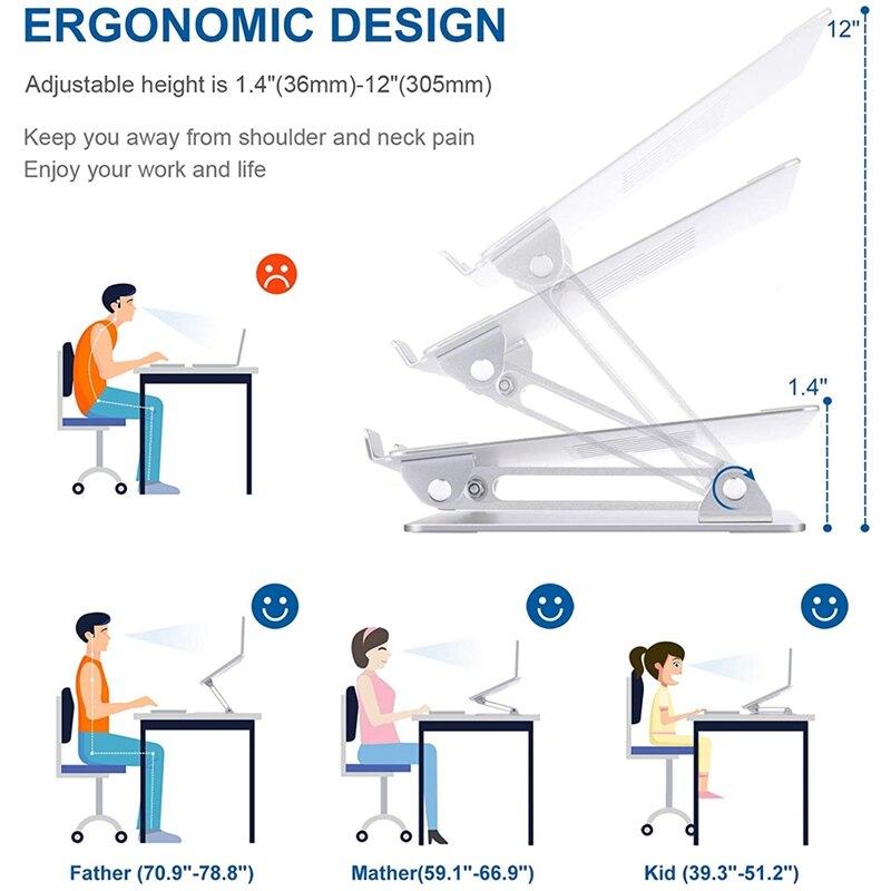 Laptop Stand Hoogte Verstelbare Computer Laptop R Grandado