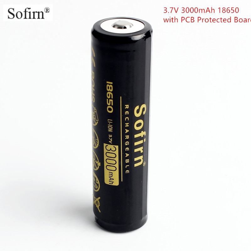 Sofirn 18650 3000mAh Batterie 3 7 V Lithium Akkus Grandado