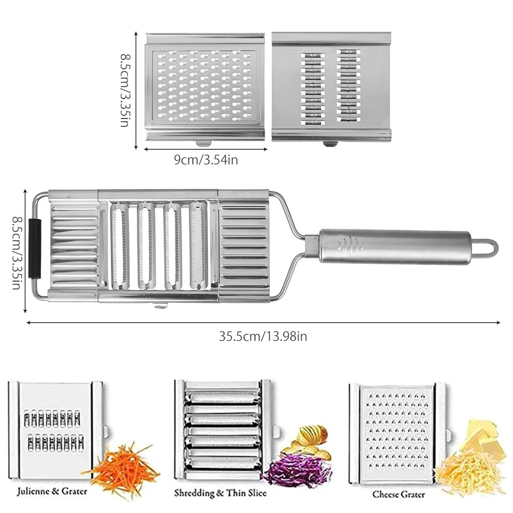 Multifunctionele Groentesnijder Rvs Rasp Cutter Sh Grandado