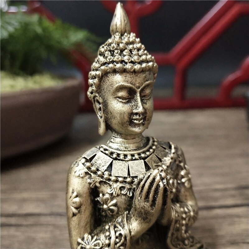 Thailand Buddha Statyer Hem Dekoration Brons F Rg Grandado