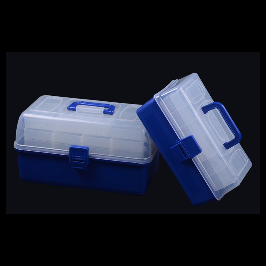 Plastic Drie Lagen Toolbox Opvouwbare Onderdelen G Grandado