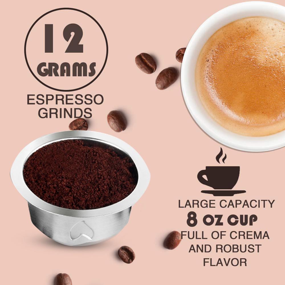 Cápsulas de 230 ML para Espresso Recargables cáp Grandado