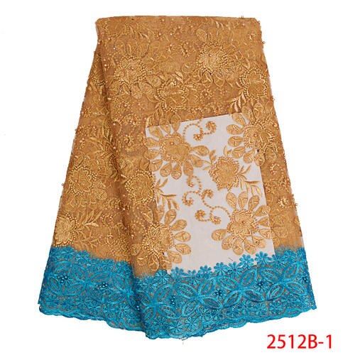 Afrikaanse Kant Stof Franse Tulle Lace Stof Gebord Grandado