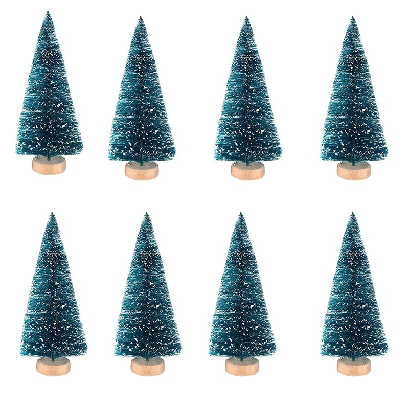 48 Pcs Miniatuur Kerstboom Kunstmatige Sneeuw Vors Grandado