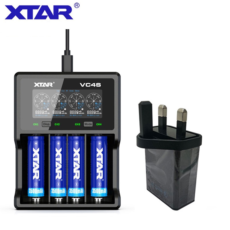 Xtar VC4 S VC4S QC3 0 Snel Opladen Max3A Voor Sin Grandado