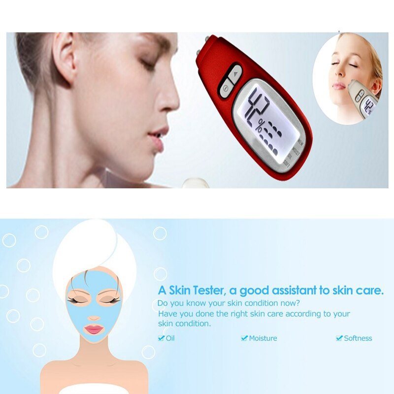 Anself Skin Digital Lcd Facial Body Skin Vocht Oli Grandado