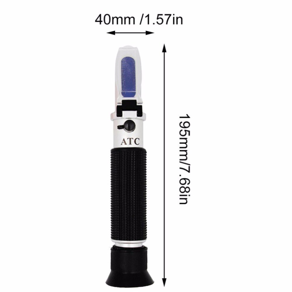 High Precision Refractometer Salinity Scale Displa Grandado