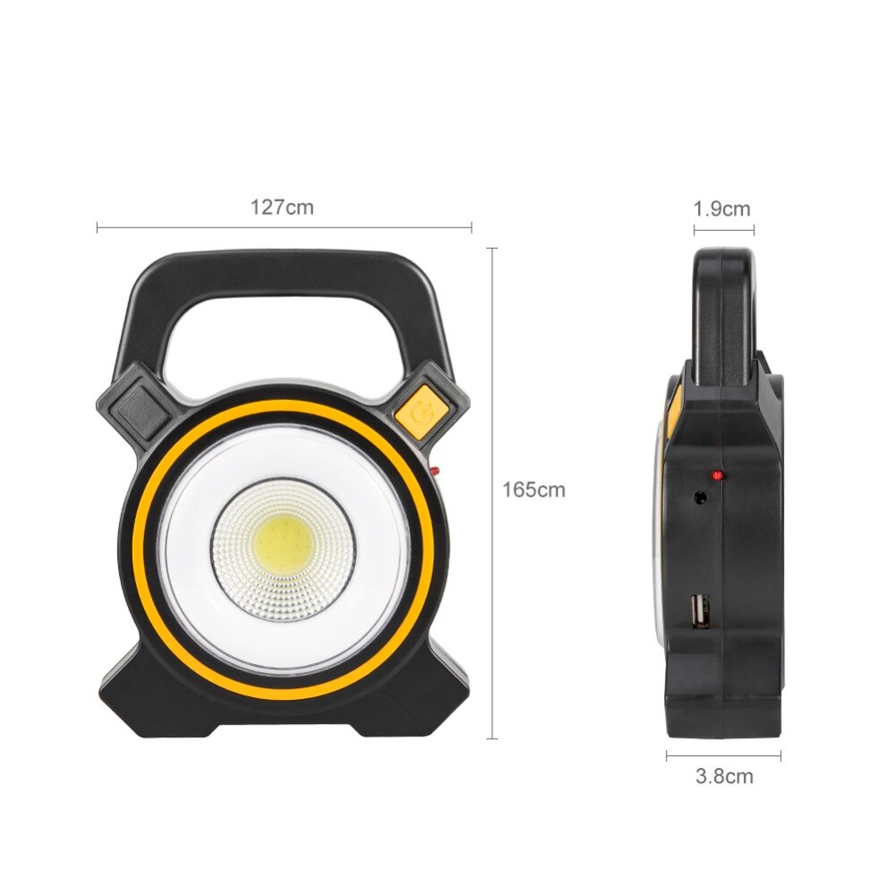 30 W COB Draagbare Spotlight 2400LM Lantaarn Zoekl Grandado