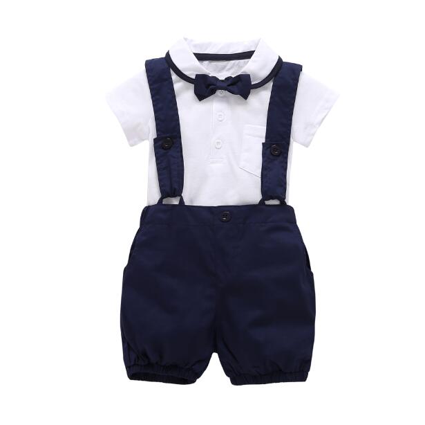 Zomer Baby Boy Kleding Set Korte Mouw T Shirt Br Grandado