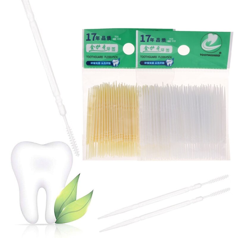 100 Stks Doos Dental Floss Interdentale Tandenstok Grandado