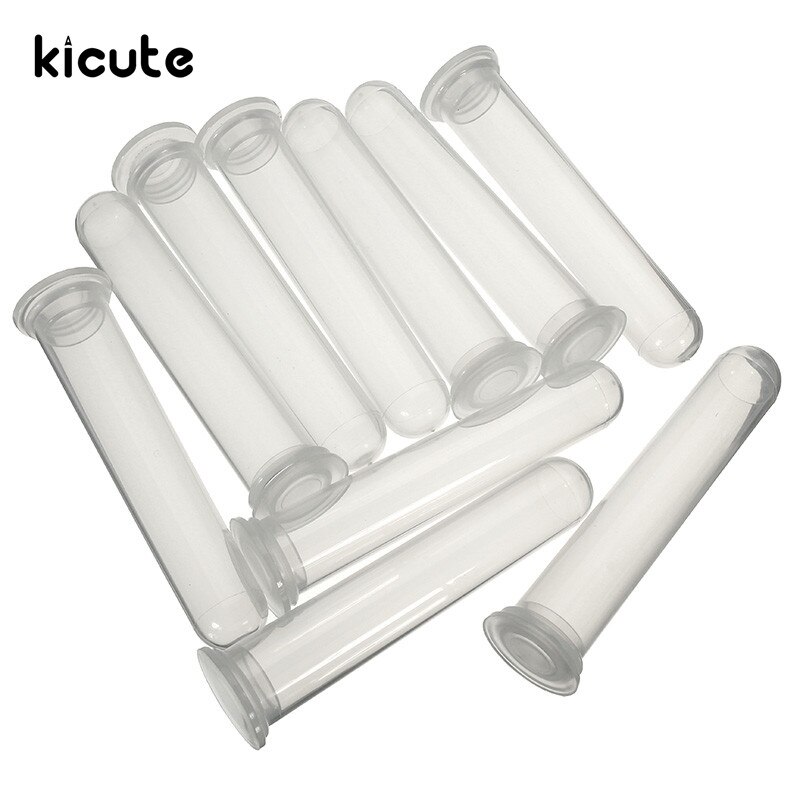 Kicute 10 Stks Set 20ML Micro Centrifuge Test Tube Clear Plastic Flacon