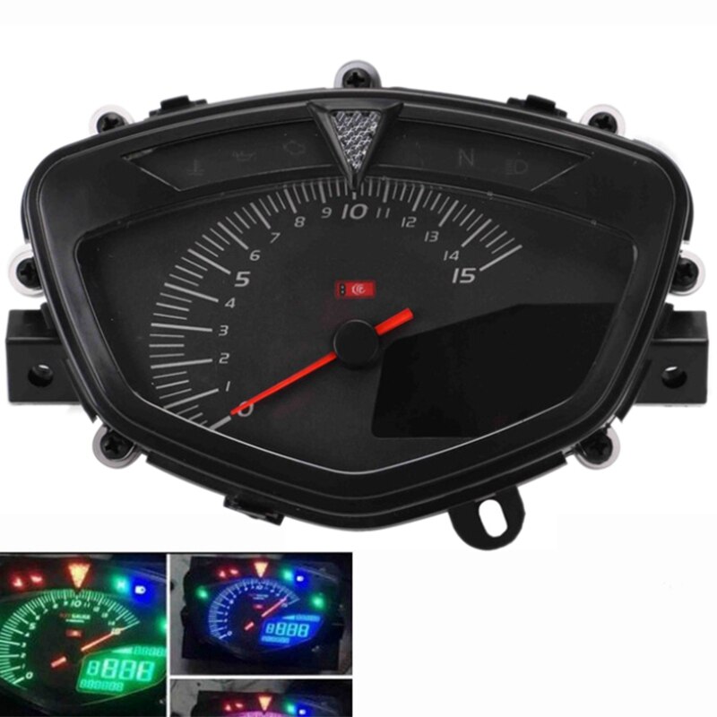 Universal Motorcycle Lcd Digital Speedometer Odometer Backlight