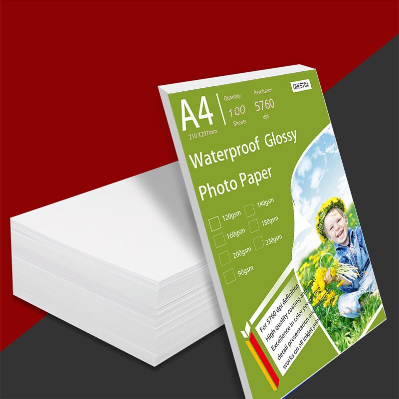 100 Vellen Glossy A4 Fotopapier Waterdicht Voor In Grandado