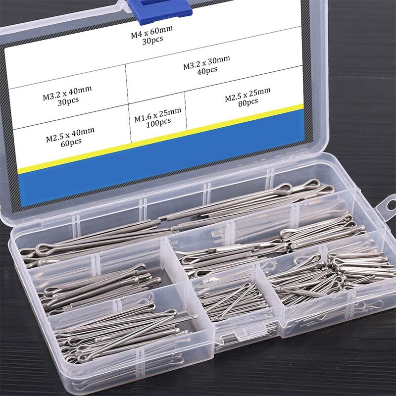 Cotter Fixings Set 6 Sizes 304 Stainless Steel Cot Grandado