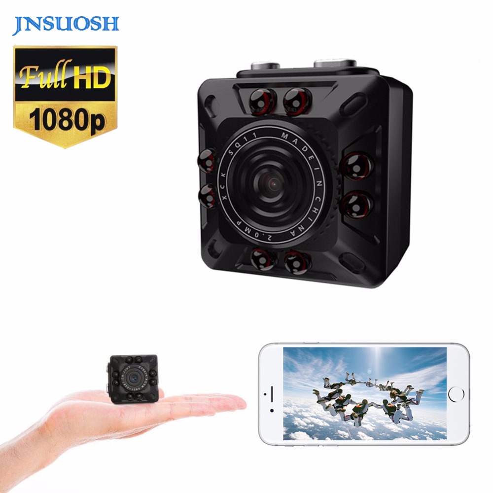 SQ11 Mini Kamera Volle HD 1080P Sensor IR Nachtsicht Camcorder Kleinste