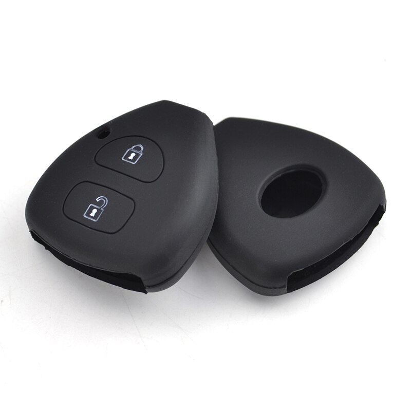 2 Button Silicone Key Case Cover For Toyota Auris Grandado