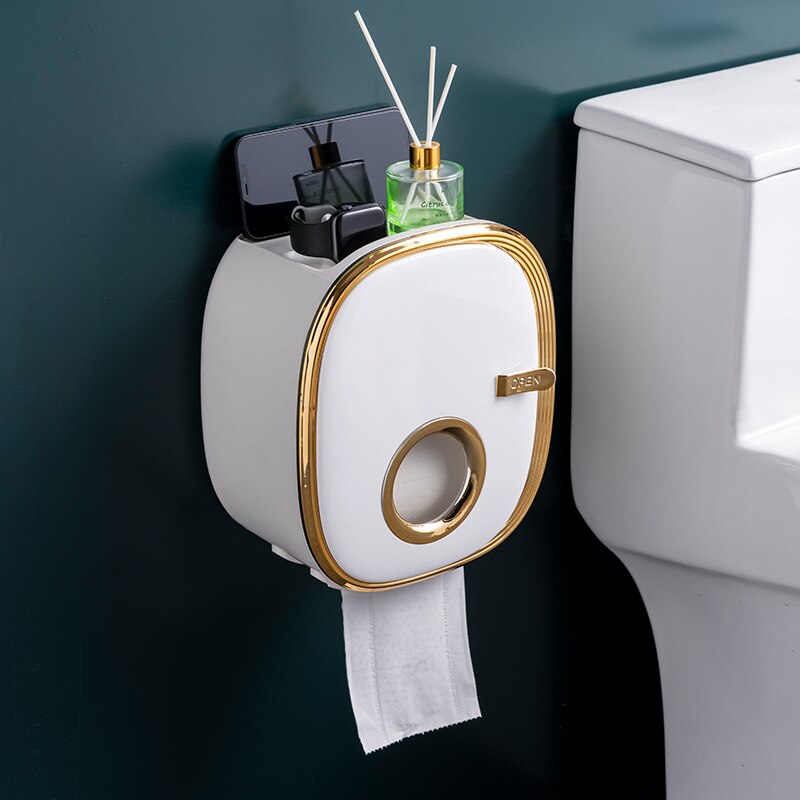 Uosu Toiletrolhouder Muur Gemonteerde Licht Luxe W Grandado