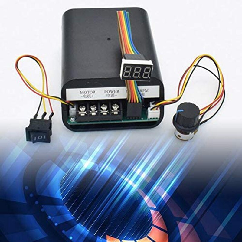 DC 10 55V 60A PWM Motor Speed Controller CW CCW Re Grandado