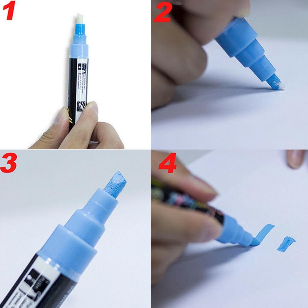 1Pcs Creatieve Flash Kleur Uitwisbare Markeerstift Grandado