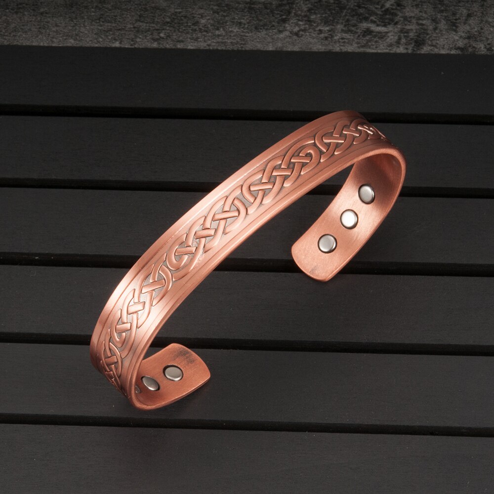 Vinterly Viking Bracelets Men Pure Copper Adjustab Grandado