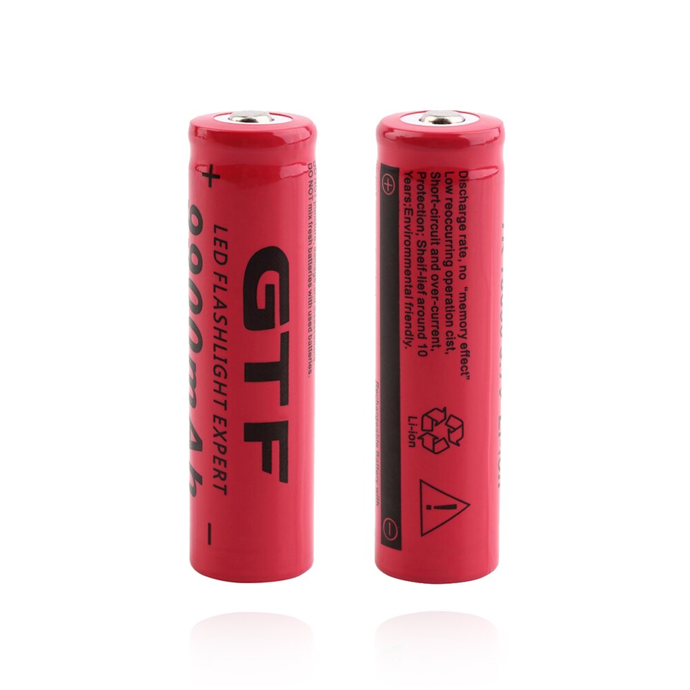 3 7V 18650 Batterij 9900Mah Lithium Batterij Oplaa Grandado