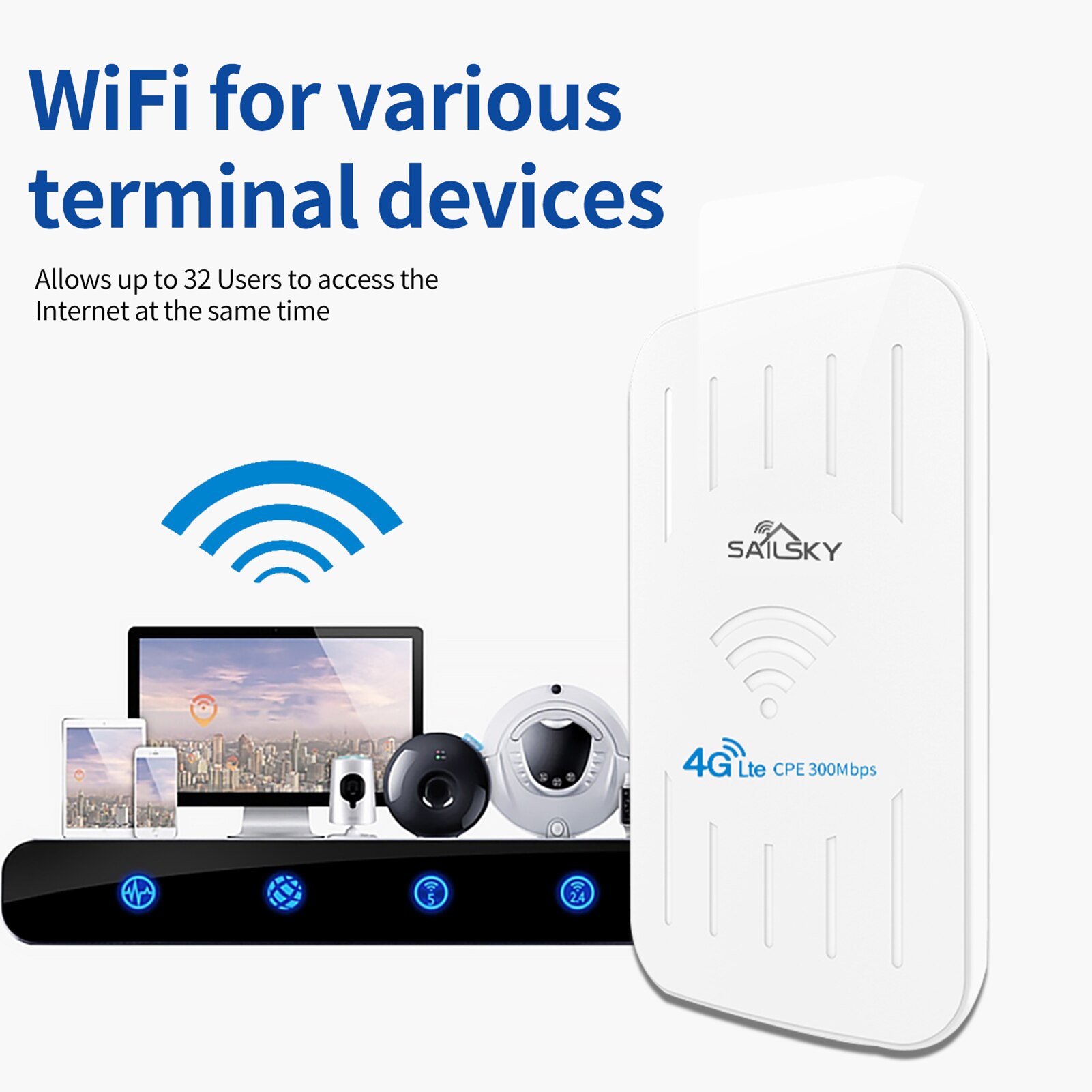 Sailsky Enrutador Port Til Xm Para Exteriores Grandado