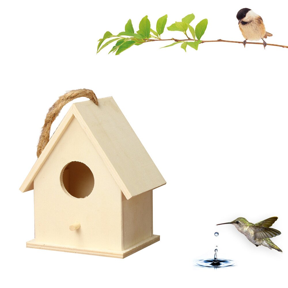 Diy Houten Vogel Huis Nest Handgemaakte Milieuvrie Grandado