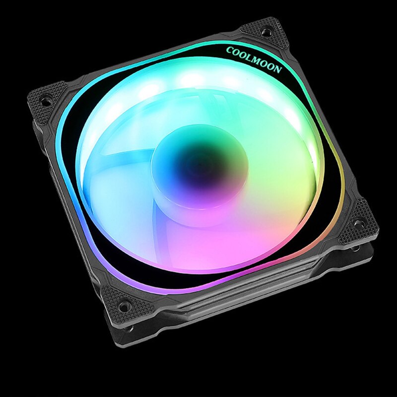 Coolmoon Mm Adjust Rgb Computer Case Pc Cooling Fan Quiet Fan Blade