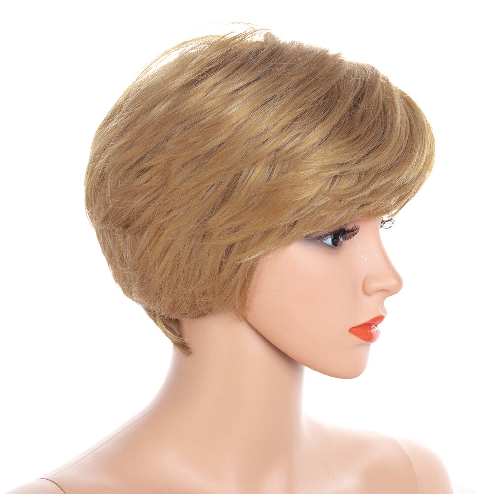 Zm Short Straight Synthetic Hair Wig With Natu Grandado