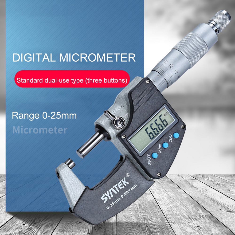 0 25 Mm Digitale Micrometer 0 001 Mm Metric Inch E Grandado